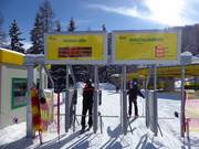 Informationen beim Einstieg auf der Planai