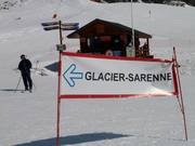 Große Schilder zur groben Orientierung