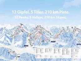 Pistenplan Snow Space Salzburg – Flachau/Wagrain/St. Johann-Alpendorf