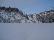 Leichte Piste im Skigebiet Naspa Ski Garden