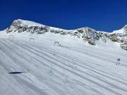 Perfekt präparierte Gletscherpisten