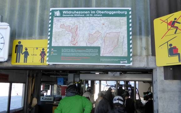 Toggenburg: Umweltfreundlichkeit der Skigebiete – Umweltfreundlichkeit Wildhaus – Gamserrugg (Toggenburg)
