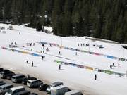 Übungsgelände mit Förderband bei Bunderishka Polyana