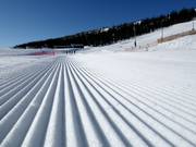 Perfekte Pistenpräparierung im Skigebiet Dundret Lapland