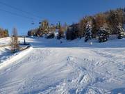 Piste an der Mittelstation Planai