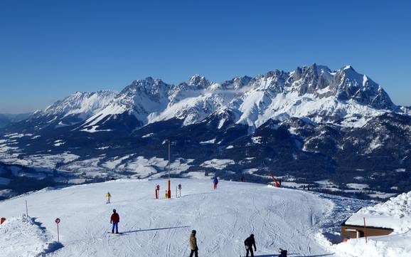Skifahren bei Kirchdorf in Tirol