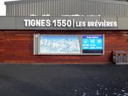 Pistenplan mit digitalen Informationen an der Talstation