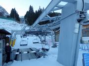 Quadrifoglio - 4er Sesselbahn fix geklemmt