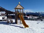 Spielplatz im Skigebiet Carezza