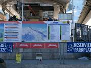 Informationstafel an der Talstation