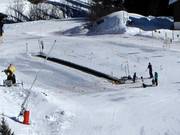Förderband in der Kleinvalser Arena