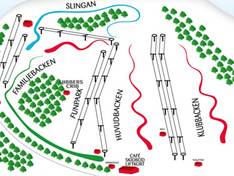 Pistenplan Väsjöbacken – Sollentuna