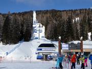 Malghette - 4er Hochgeschwindigkeits-Sesselbahn (kuppelbar) mit Abdeckhauben