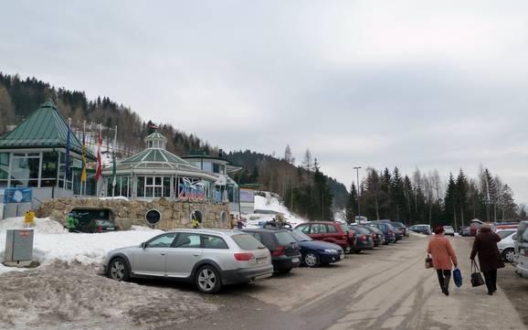 Bruck-Mürzzuschlag: Anfahrt in Skigebiete und Parken an Skigebieten – Anfahrt, Parken Zauberberg Semmering