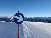 Klare Pistenbegrenzungen