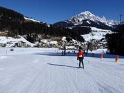 Leichte Piste am Bögrainlift