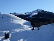 Blick über das Skigebiet Sudelfeld