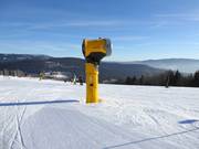 Leistungsfähige Schneekanone am Arber