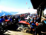 Panoramaterrasse im Bergrestaurant Käserstatt