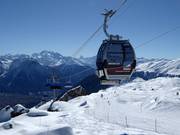 Riederalp-Blausee-Moosfluh (Gletscherbahn Moosfluh) - Kombibahn mit 6er Sessel und 8er Gondel