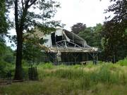 Die ehemalige Skihalle wurde teilweise abgerissen