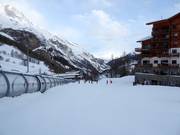 Anfängergelände Tignes 1800 mit kostenfreien Förderbändern