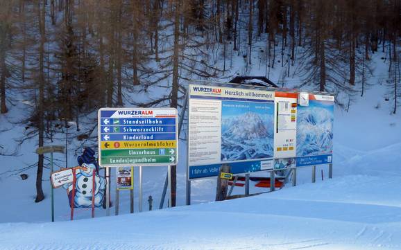 Ennstaler Alpen: Orientierung in Skigebieten – Orientierung Wurzeralm – Spital am Pyhrn