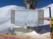 Pistenplan im Skigebiet Minschuns