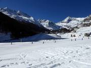 Kinderskischule am Übungshang