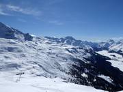 Blick von Giand'Alva bis Furtschellas