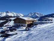 Gasthof Eberlalm mitten im Skigebiet
