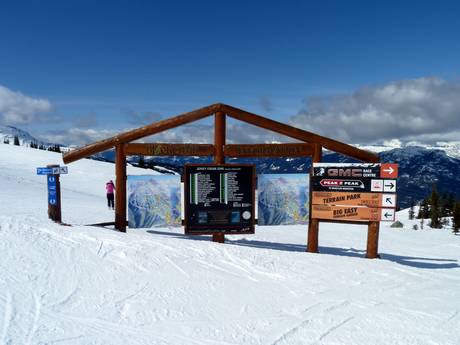 British Columbia: Orientierung in Skigebieten – Orientierung Whistler Blackcomb