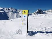 Klare Ausschilderung