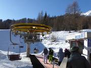Valgranda-Col de la Grava - 2er Sesselbahn fix geklemmt