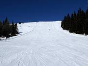 Sehr gute Pistenpräparierung im Lachtal