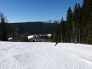 Leichte Piste am Schlepplift