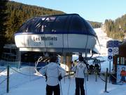 Les Molliets - 6er Hochgeschwindigkeits-Sesselbahn (kuppelbar)