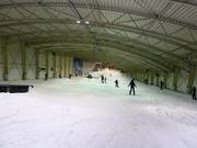 Blick von oben auf die Piste