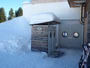 Gepflegte sanitäre Anlagen im Skigebiet Speikboden