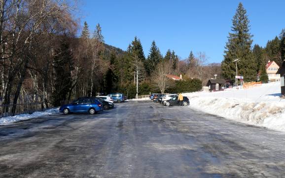 Pilsner Region (Plzeňský kraj): Anfahrt in Skigebiete und Parken an Skigebieten – Anfahrt, Parken Špičák
