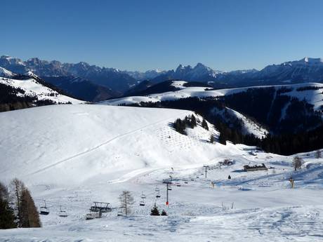 Fleimstaler Alpen: Testberichte von Skigebieten – Testbericht Lagorai/Passo Brocon – Castello Tesino