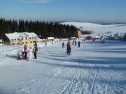 Anfängerpiste an der Talstation der 3er-Sesselbahn Dámska