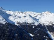 Blick von Zinal auf Grimentz