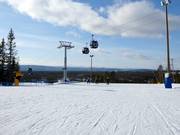 Ganz leichte Piste am Skicenter Syd