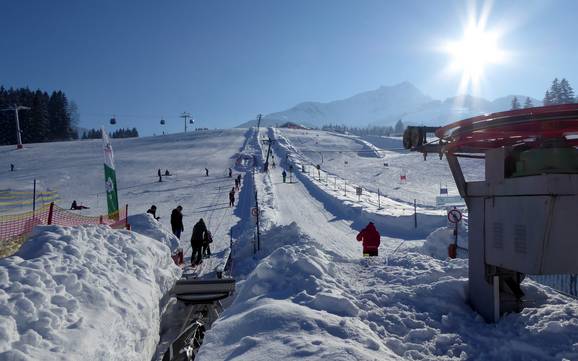 Skigebiete für Anfänger in der Ferienregion St. Johann in Tirol – Anfänger St. Johann in Tirol/Oberndorf – Harschbichl