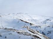 Blick über das Skigebiet Sierra Nevada