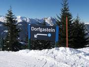 Klare Ausschilderung nach Dorfgastein