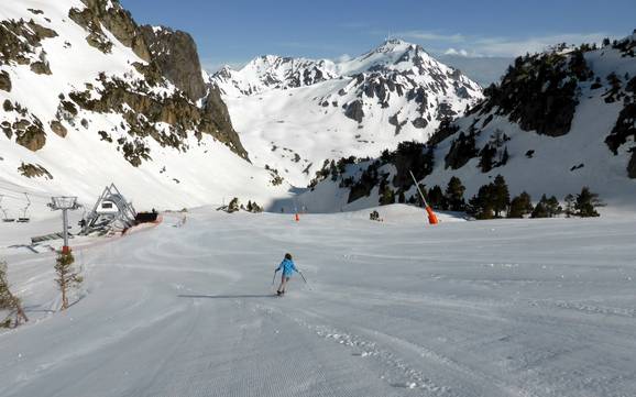 Größter Höhenunterschied im Arrondissement Bagnères-de-Bigorre – Skigebiet Grand Tourmalet/Pic du Midi – La Mongie/Barèges
