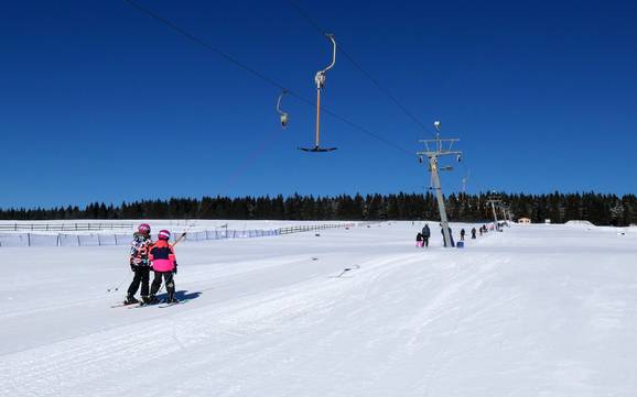 Höchste Talstation in Nordwesttschechien (Severozápad) – Skigebiet Hranice – Boží Dar
