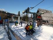 Goryczokowa - 2er Sesselbahn fix geklemmt